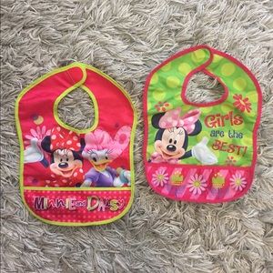 Minnie Mouse Toddler Bibs